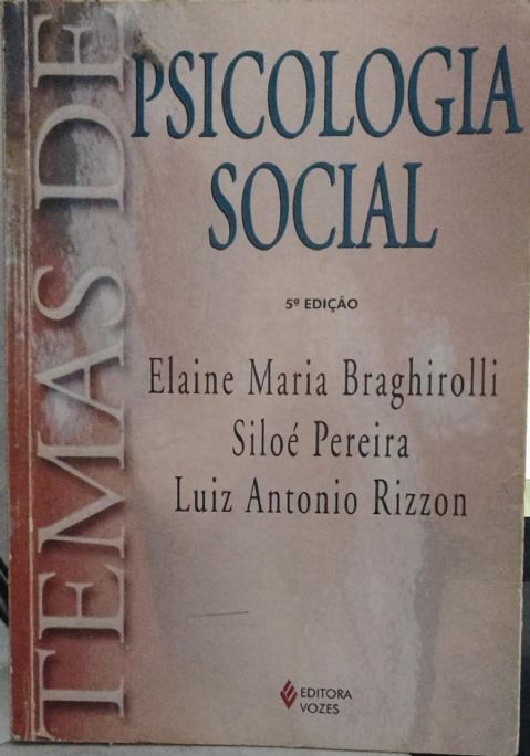 temas-de-psicologia-social-elaine-maria-pisani